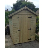 6ft x 4ft Tanalised Apex Garden Shed Range